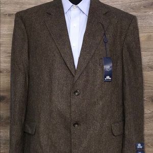 NEW Stafford Herringbone Blazer SportCoat Jacket